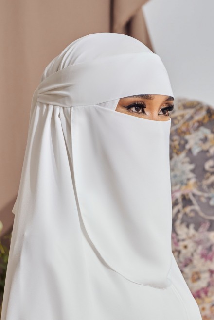 AMINA Niqab in White